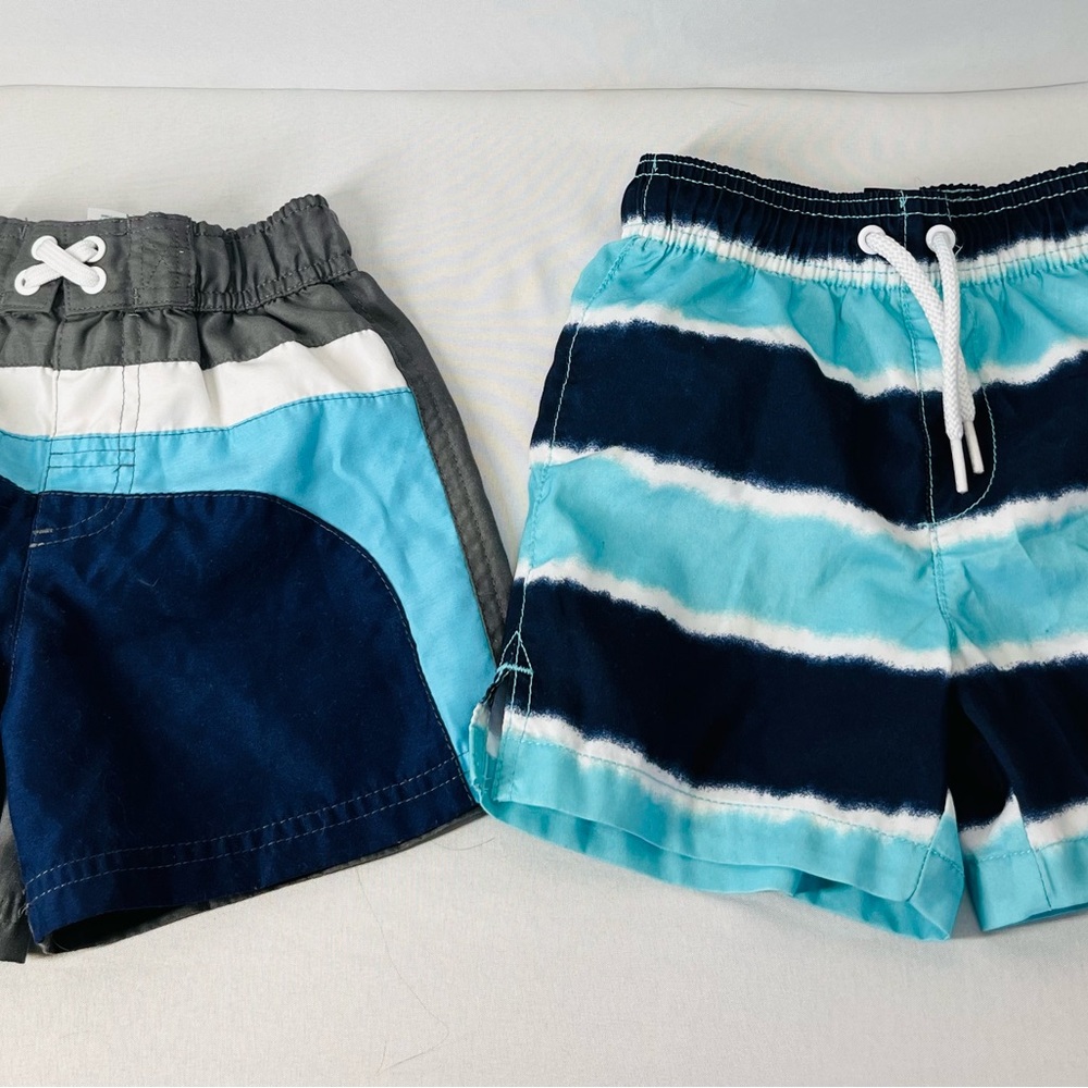 Circo Blue‎ and Gray Kids Shorts Set